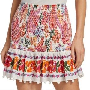 Farm Rio Spring Bananas Mini Skirt